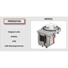 Насос Askoll 30w 'старого вида' (без улит.на винт.клеммы разд. С_термозащитой) [36шт/уп]  Универсальные PMP007UN