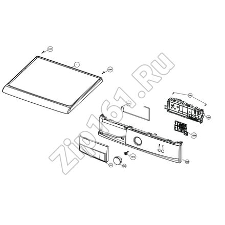 Модуль управления Beko 2838790310