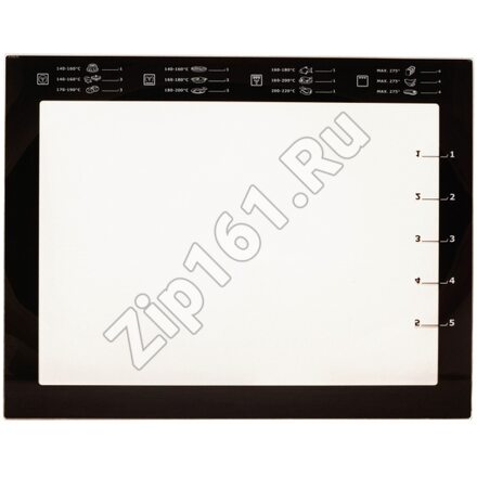Внутреннее стекло двери духовки Electrolux 3876286018 Внутреннее стекло двери духовки Electrolux 3876286018