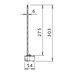 Термостат Unival RT-WH11 (L275, 20-80C, 20A) с флажком и биполярной защитой Италия